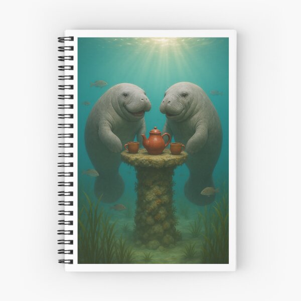 Item preview, Tea with Manatees designed and sold by Tridentulus.