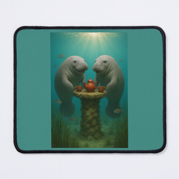 Item preview, Tea with Manatees designed and sold by Tridentulus.