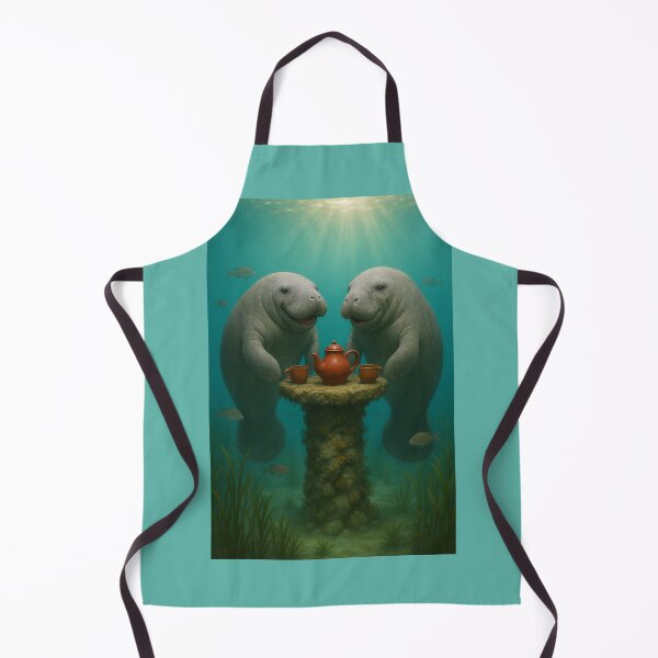 Item preview, Tea with Manatees designed and sold by Tridentulus.