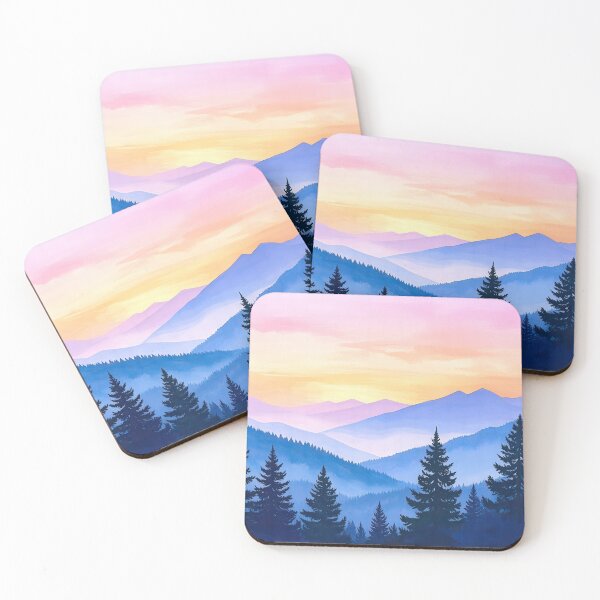 Item preview, Serene Mountain Sunrise designed and sold by Jill Nightingale.