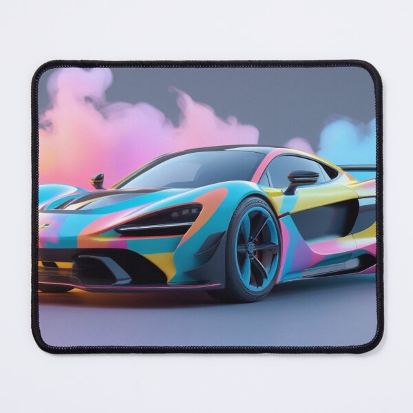 Item preview, sports car with colorful smoke designed and sold by evanurozi.