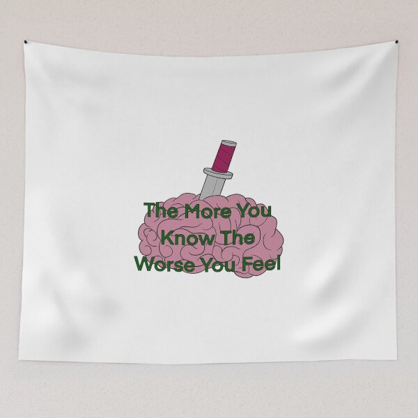 Item preview, The More You Know The Worse You Feel designed and sold by The Soapiest Goat.