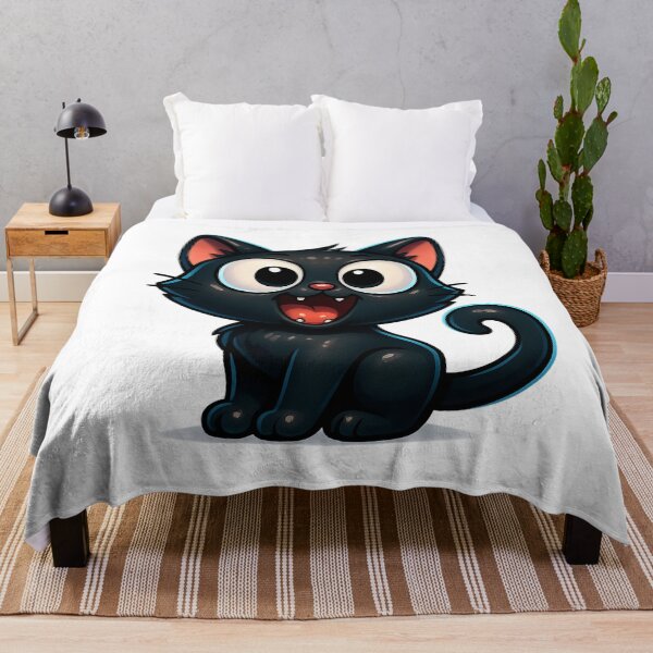 Item preview, Sleepy Cat Big Yawn | Tiny Fangs Showing | Cute Cozy Kitten Illustration designed and sold by PrintCreations9.