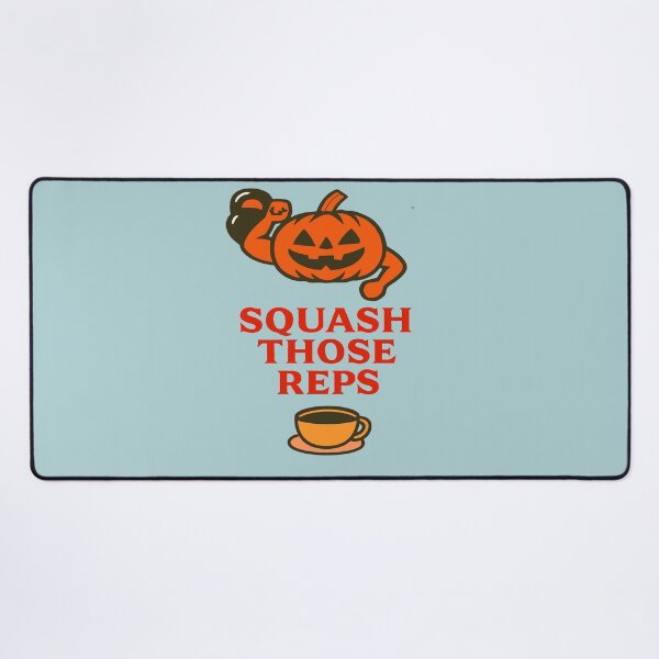 Item preview, Funny Pumpkin Gym Shirt – Squash Those Reps Halloween Fitness Gift designed and sold by kakaworld.