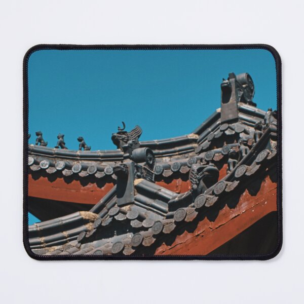 Item preview, Asian Zen Buddhist Temple Roof with ornate tiles Shanghai designed and sold by cabevo.