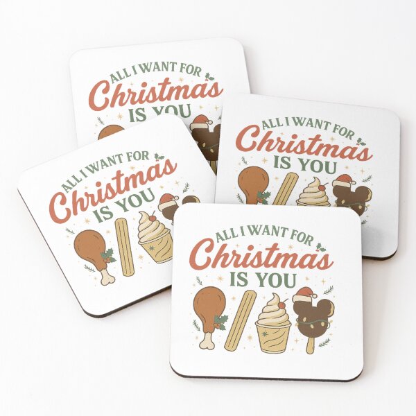 Item preview, All I Want for Christmas Is You – Disney Snack Lover Holiday Tee designed and sold by Zippitydodads.