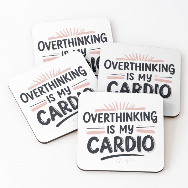 Item preview, overthinking is my cardio designed and sold by Spirit of Siam.