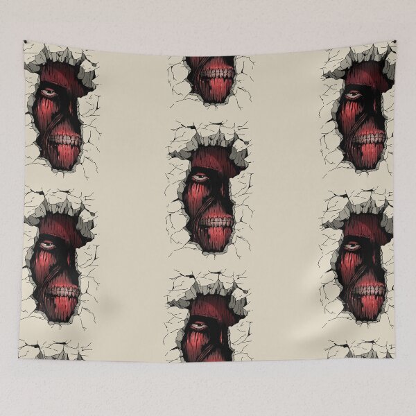 Item preview, TITAN COLOSSAL WALL ATTACK ON TITAN FANART designed and sold by MangofiShop.