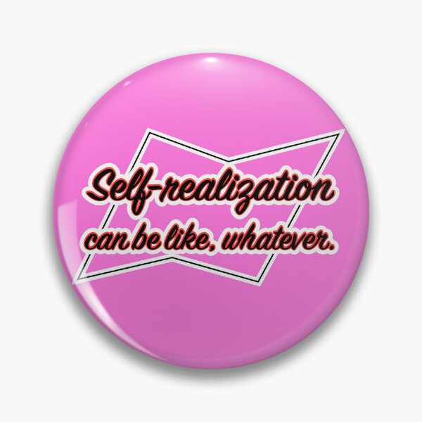 Item preview, Self-realization can be like whatever, pink background designed and sold by mntimg.