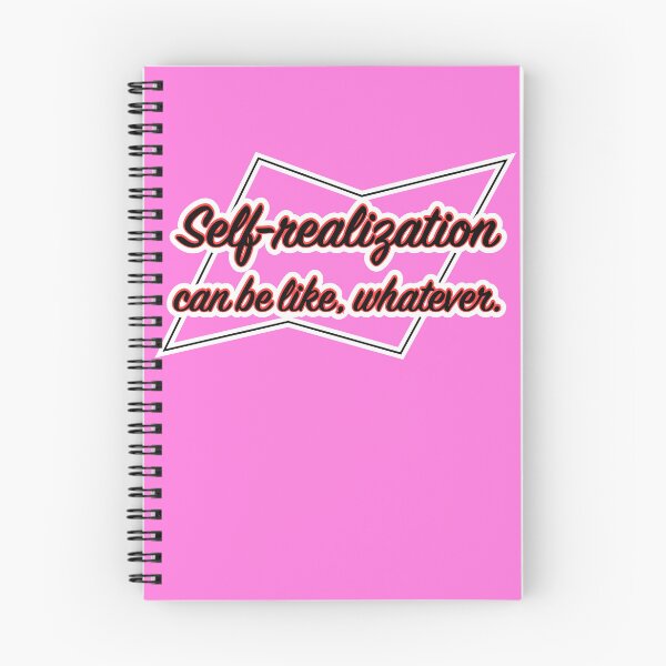 Item preview, Self-realization can be like whatever, pink background designed and sold by mntimg.