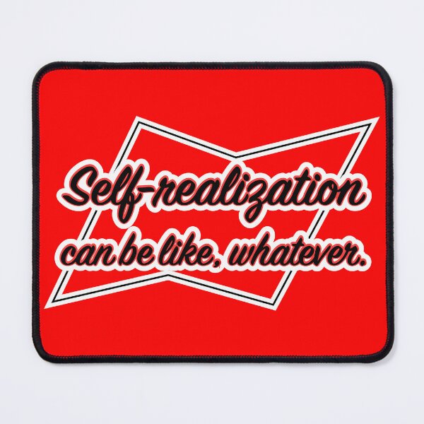 Item preview, Self-realization can be like whatever, red background designed and sold by mntimg.