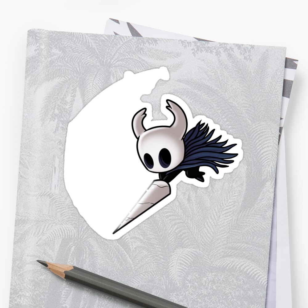 Hollow Knight Slash Sticker By MikeMincey Redbubble   Stf,small,600x600 C,0,0,1000,1000.u3 