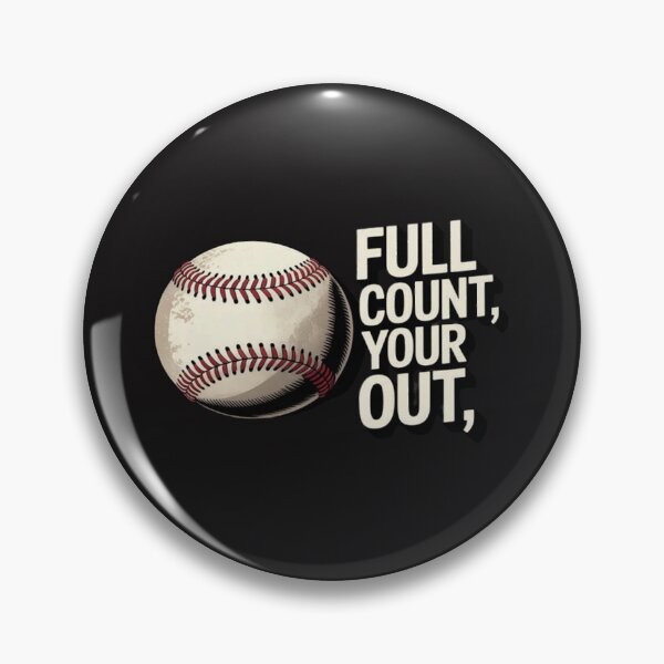 Item preview, Full Count Your Out Baseball Player Pitcher Pitching Relief designed and sold by Ikwalima.