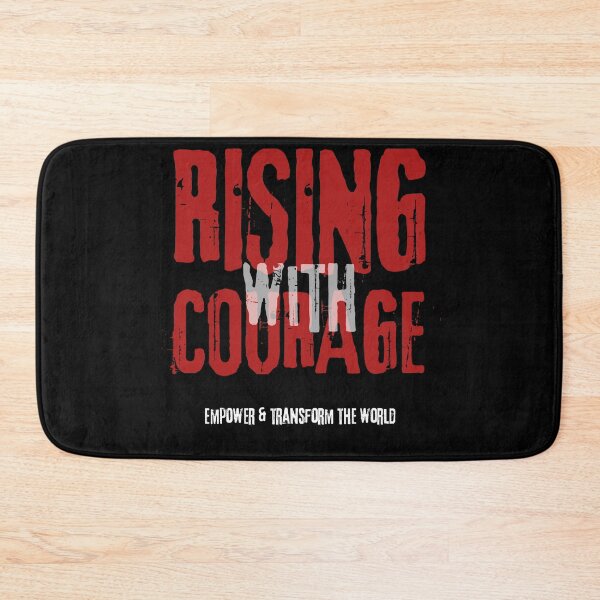Item preview, Rising With Courage Typography designed and sold by The magic  Yellow bus.