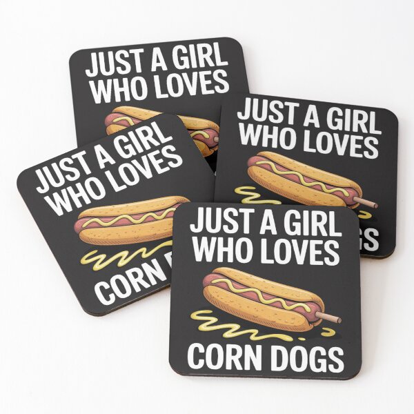 Item preview, Funny Corndog Girl Just a Girl Who Loves Corn Dogs designed and sold by Ikwalima.
