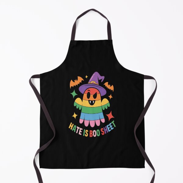 Item preview, Cute Boo Sheet Gay Pride Ghost Hate Rainbow Flag LGBT designed and sold by VladoZork.