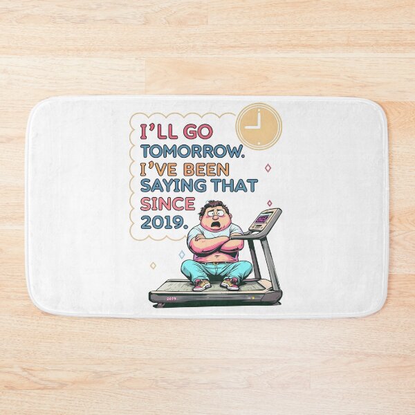 Item preview, Tomorrow's Gym Plan  The 2019 Procrastination Legacy  designed and sold by Dazzle-Sizzle.