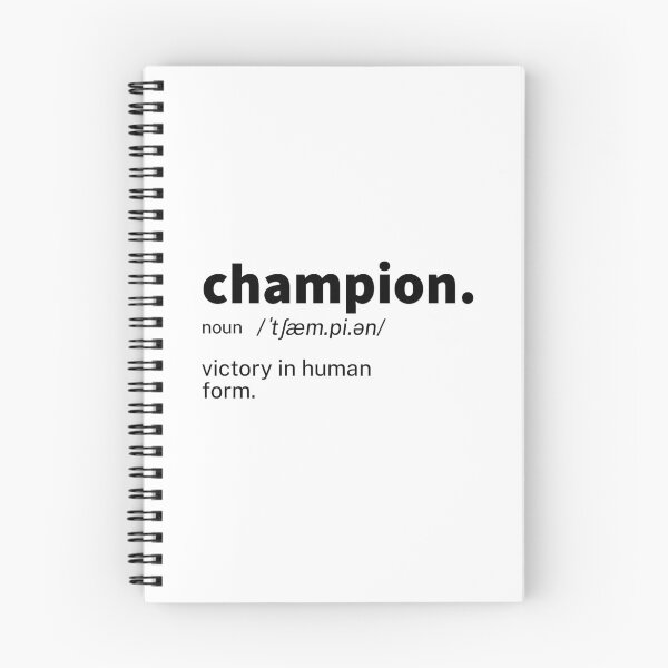 Item preview, Champion Definition Inspirational designed and sold by IronWords.