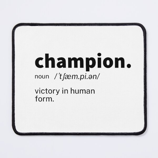 Item preview, Champion Definition Inspirational designed and sold by IronWords.