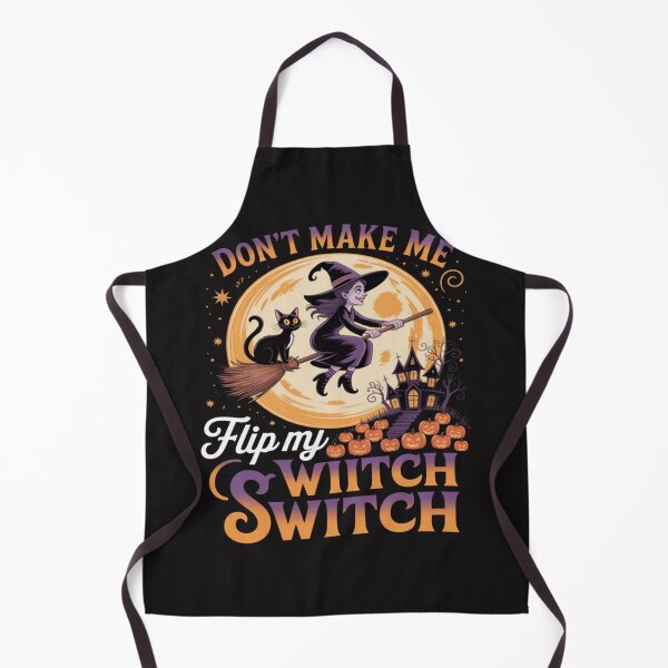 Item preview, Funny Joke Flip Witch Switch Halloween Witch On Broomstick designed and sold by Ikwalima.
