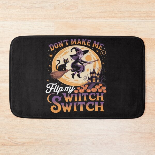 Item preview, Funny Joke Flip Witch Switch Halloween Witch On Broomstick designed and sold by Ikwalima.