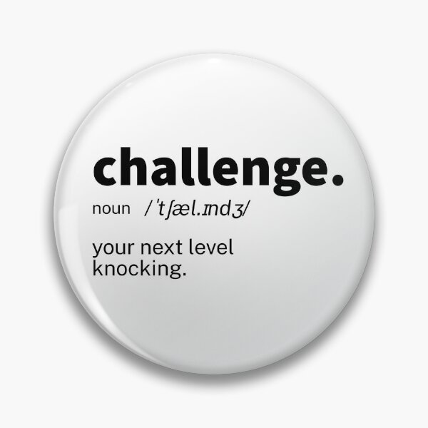 Item preview, Challenge Definition Inspirational designed and sold by IronWords.