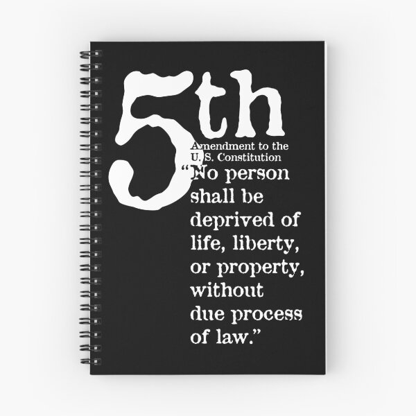 Item preview, Fifth Amendment To the U. S. Constitution designed and sold by BANDOFSCRIBBLE Hollywood.