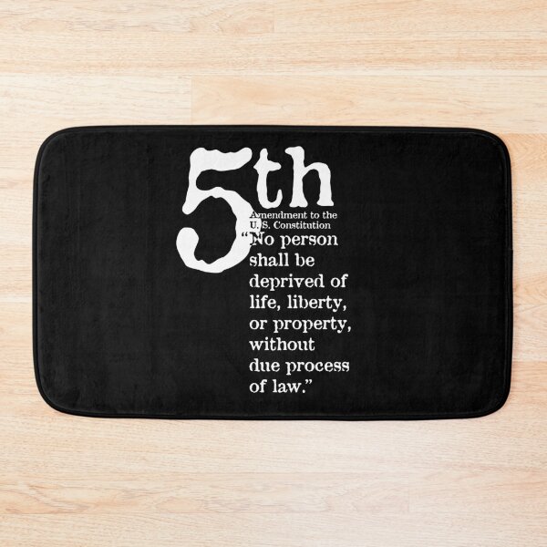 Item preview, Fifth Amendment To the U. S. Constitution designed and sold by BANDOFSCRIBBLE Hollywood.