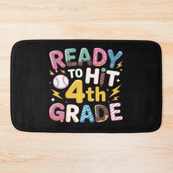 Item preview, Funny Ready To Hit 4th Grade Baseball Donut  designed and sold by Vastingan.