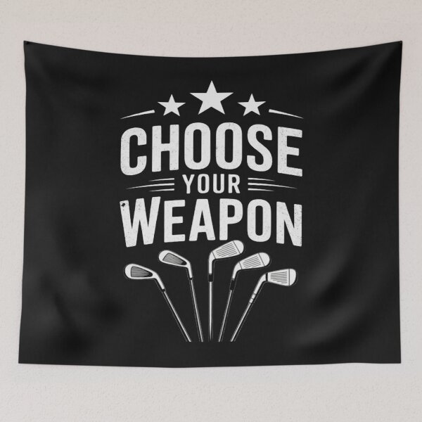 Item preview, Funny Saying Golfing Dads - Choose Your Weapon  designed and sold by Vastingan.