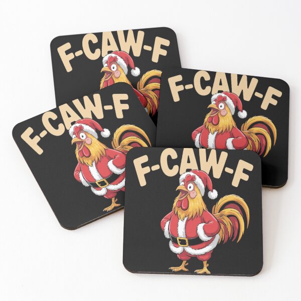 Item preview, Chicken Meme Christmas F-CAW-F Rooster Holiday Christmas designed and sold by VladoZork.