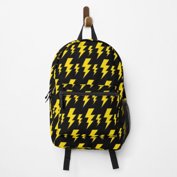 Item preview, Cartoon Lightning Bolts (Yellow on Black) designed and sold by BeJolley.