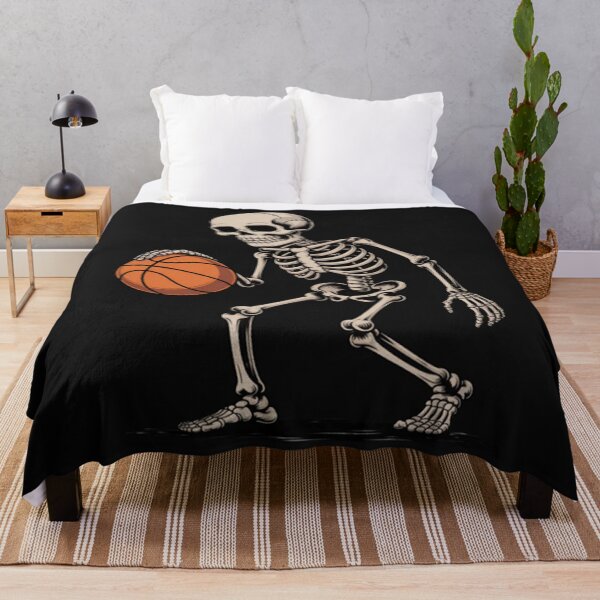 Item preview, Funny Skeleton Basketball Halloween  designed and sold by Vastingan.