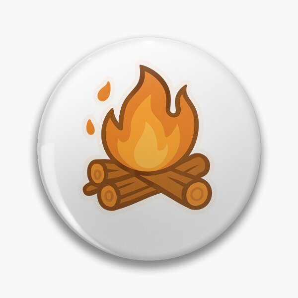 Item preview, Bonfire Sticker designed and sold by passiveprincess.