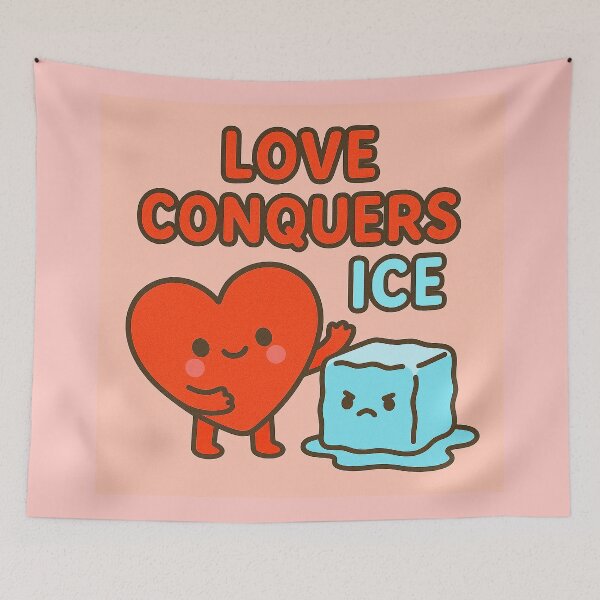 Item preview, Love Conquers Ice designed and sold by WheelieGdArt.