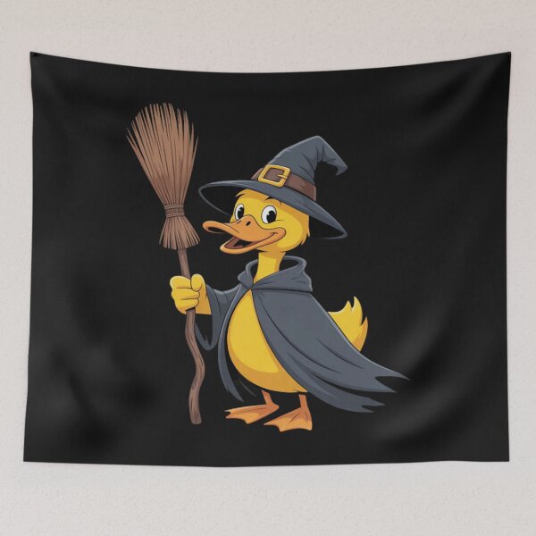 Item preview, Funny Witchy Duck Halloween designed and sold by Vastingan.