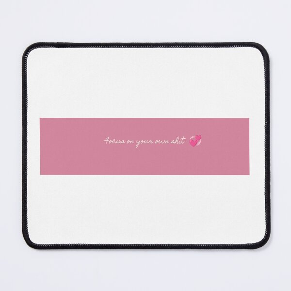 Item preview, Focus on Your Own Sh!t ? | Pink Aesthetic Self-Love Quote designed and sold by Grace Studio@fav.