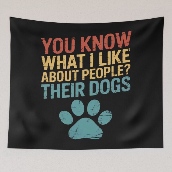 Item preview, Funny You Know What I Like About People Their Dogs Dog Lover designed and sold by Vastingan.