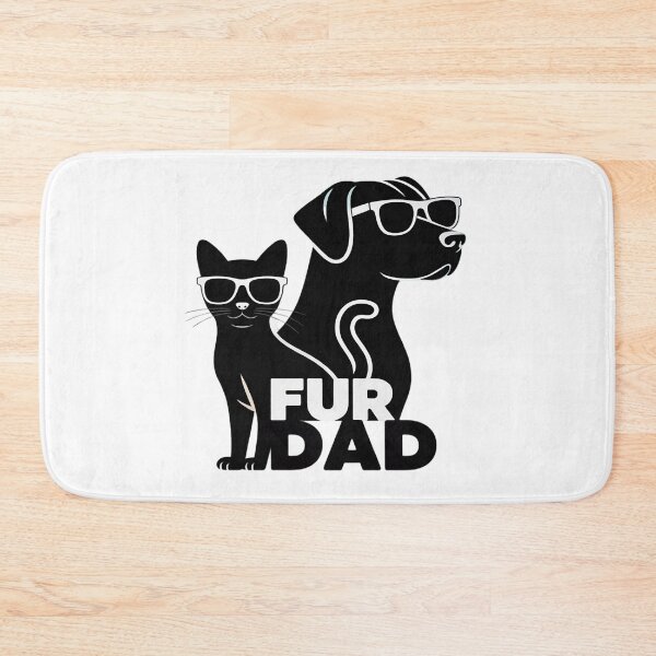 Item preview, Fur Dad Funny Fathers Day Cat and Dog Lover designed and sold by Vastingan.