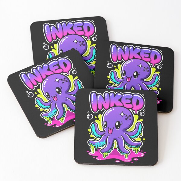 Item preview, Inked Octopus – Kawaii Graffiti Style / Ahau Designs designed and sold by Ahau Designs.