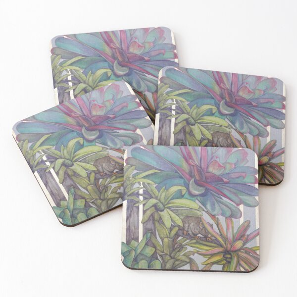 Item preview, Bromeliads with cheeky Possum designed and sold by artbyelly.