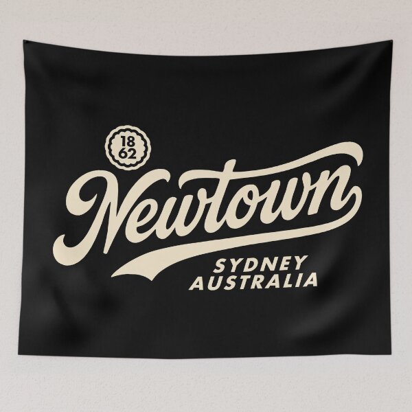 Item preview, Newtown Sydney hand lettering designed and sold by Boogosh.