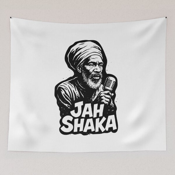 Item preview, Jah Shaka dub legend portrait designed and sold by Boogosh.