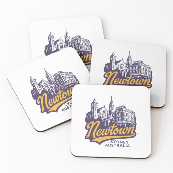 Item preview, Newtown Australia skyline lettering designed and sold by Boogosh.