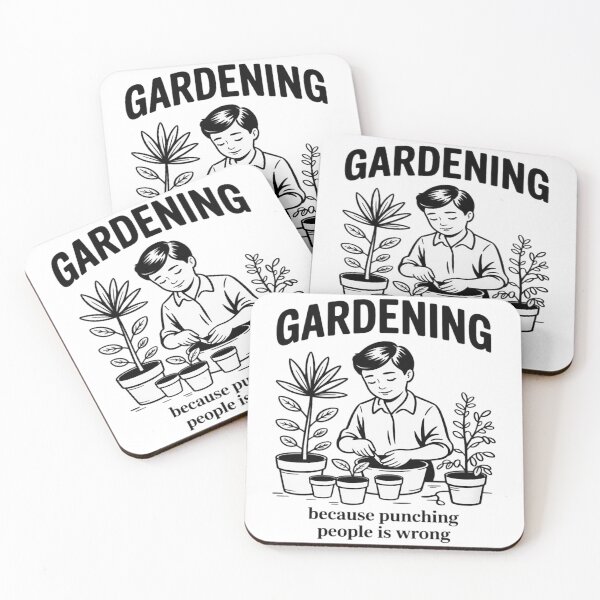 Item preview, Gardening Because Punching People Is Wrong Gardening designed and sold by Vastingan.