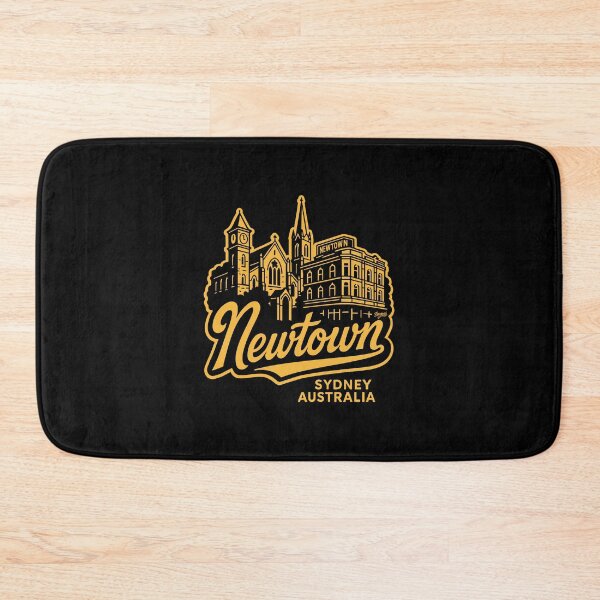 Item preview, Newtown Sydney vintage skyline art designed and sold by Boogosh.