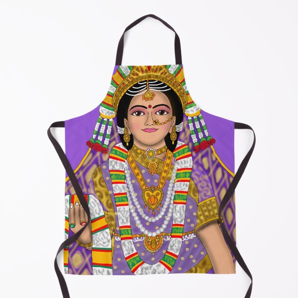 Item preview, Goddess Radha Digital Artwork | Divine Love & Devotion | Hindu Spiritual Wall Decor & Gifts designed and sold by Harshit_Digital_Arts.