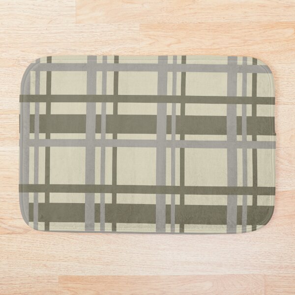 Aperçu de l'œuvre Plaid gris crème créée et vendue par Mountain-Point.