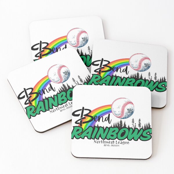 Item preview, Bend Oregon Rainbows Baseball designed and sold by OregonSurfClub.