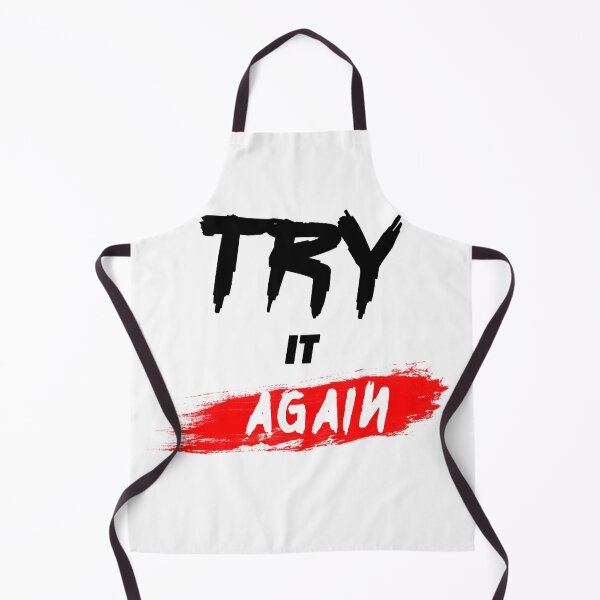 Item preview, Try Again – Bold Motivation Brush Design designed and sold by NORENTE.